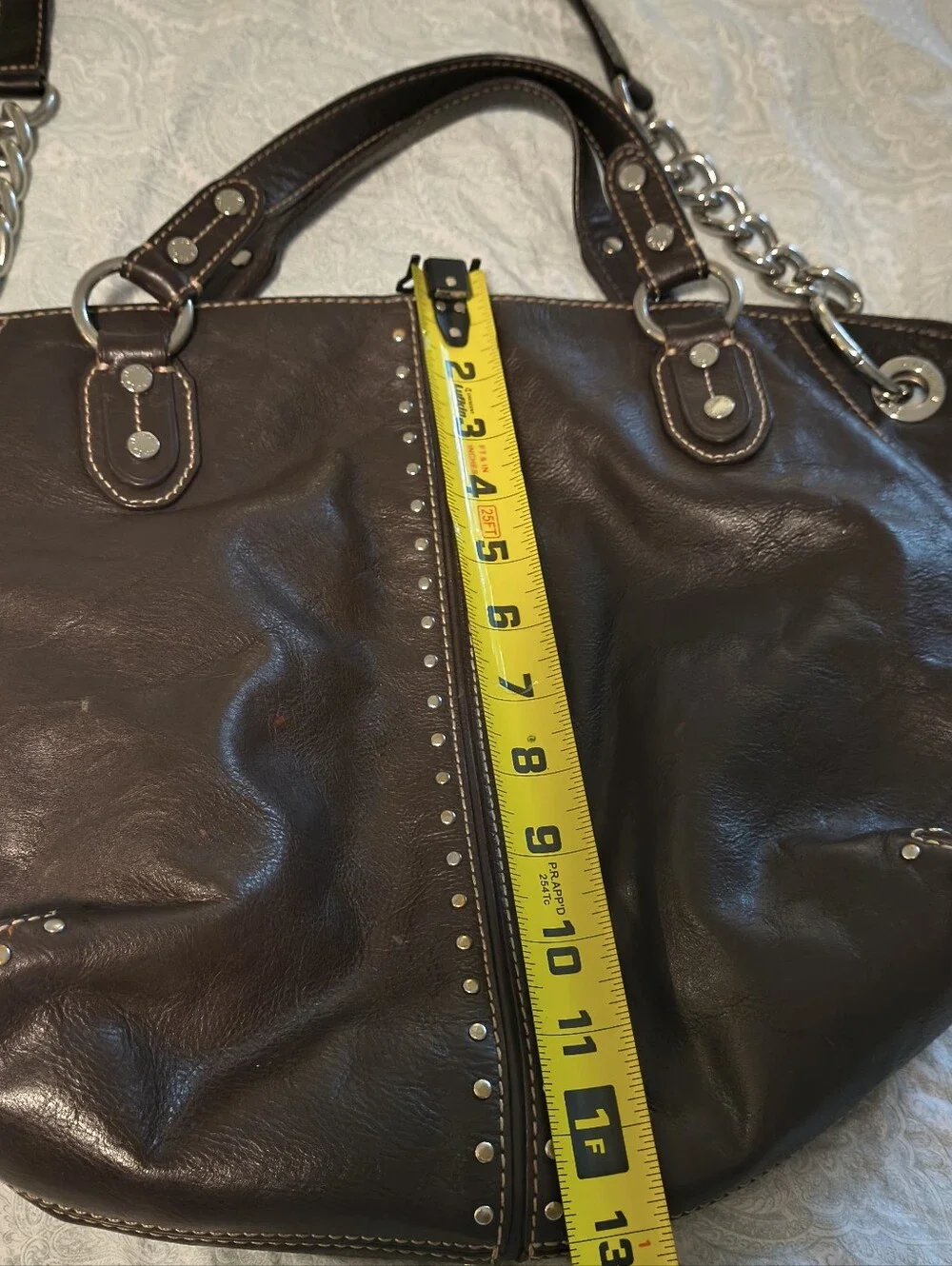 MK Brown Leather Hobo